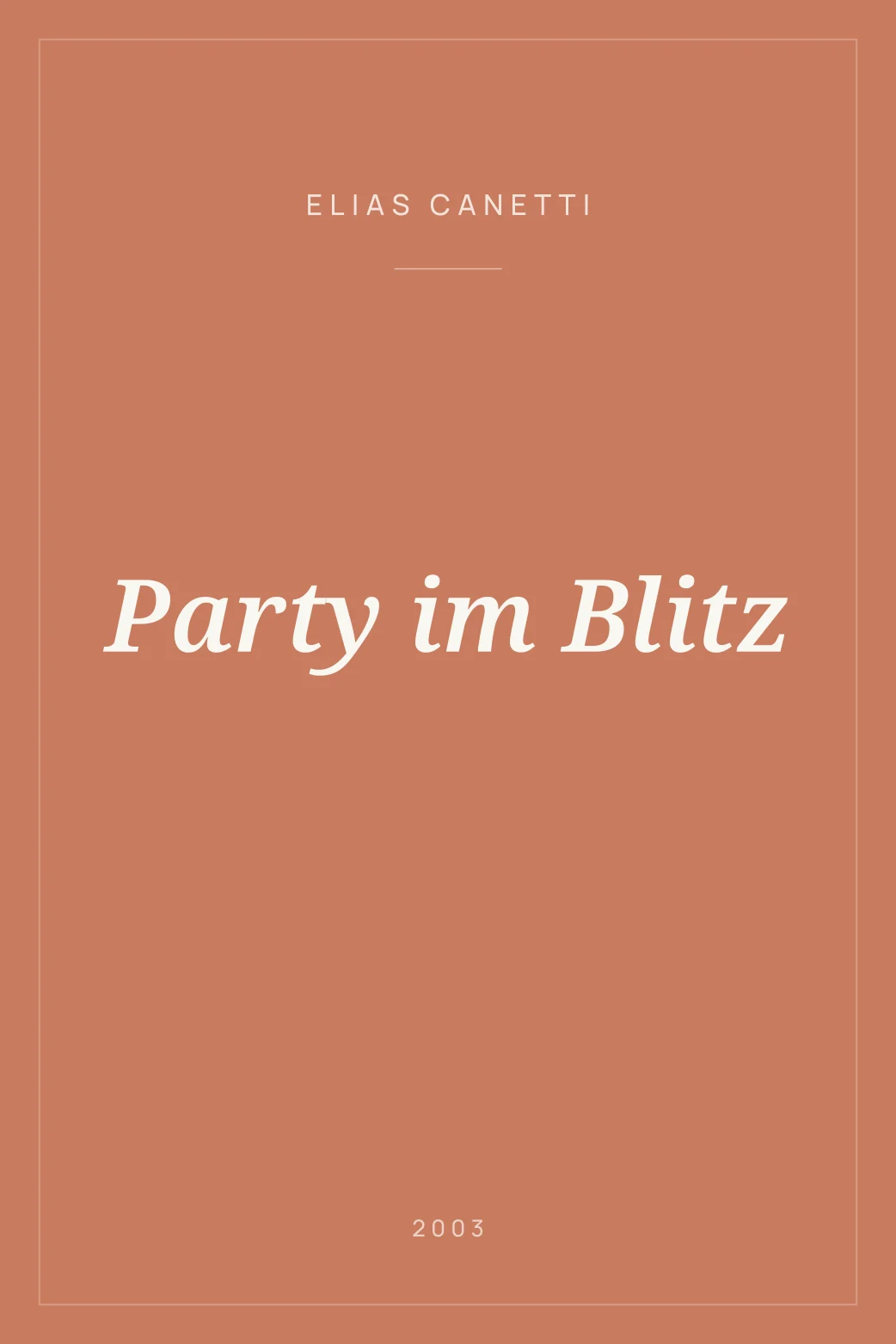 Portada de Party im Blitz