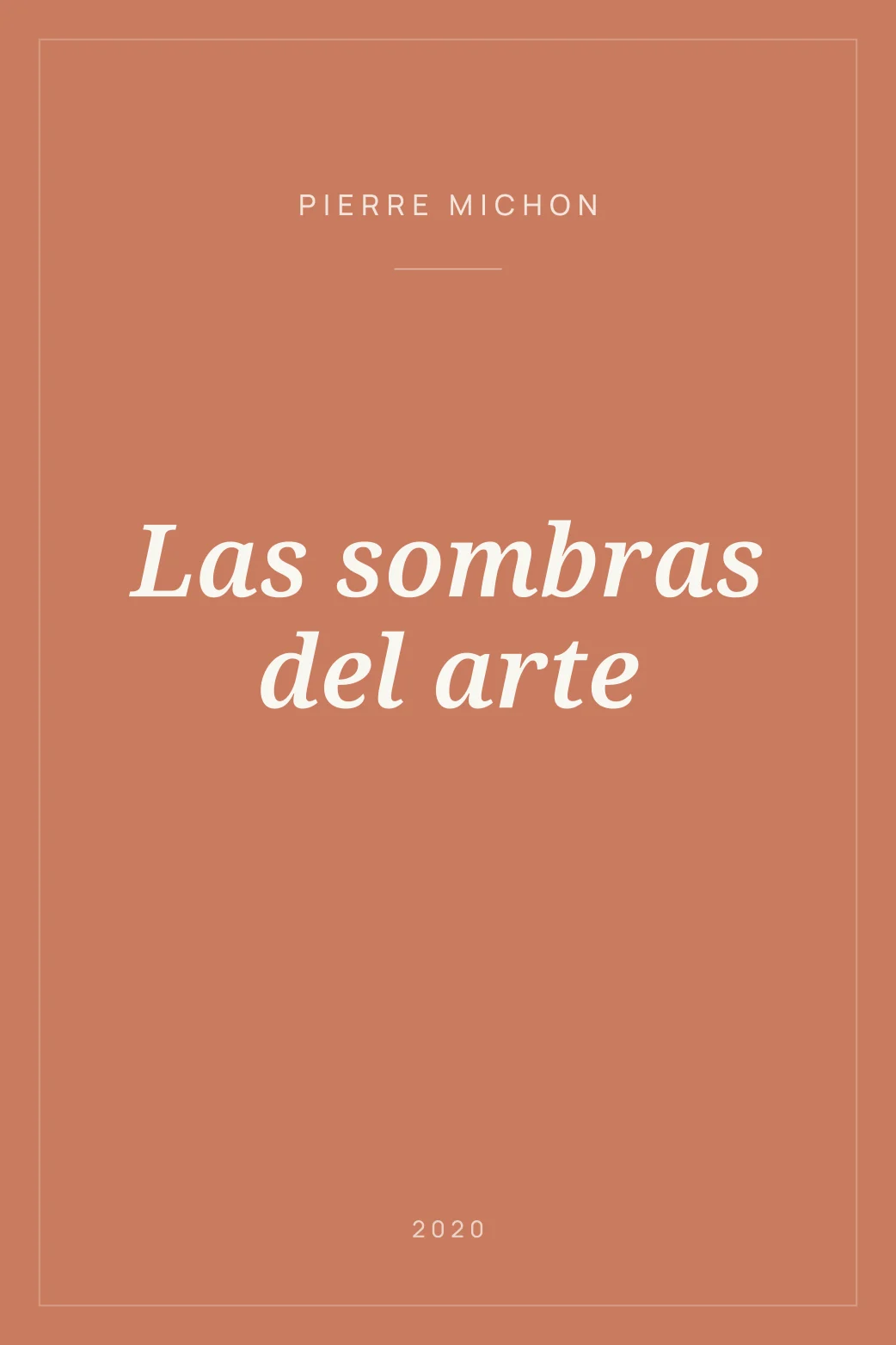 Portada de Las sombras del arte