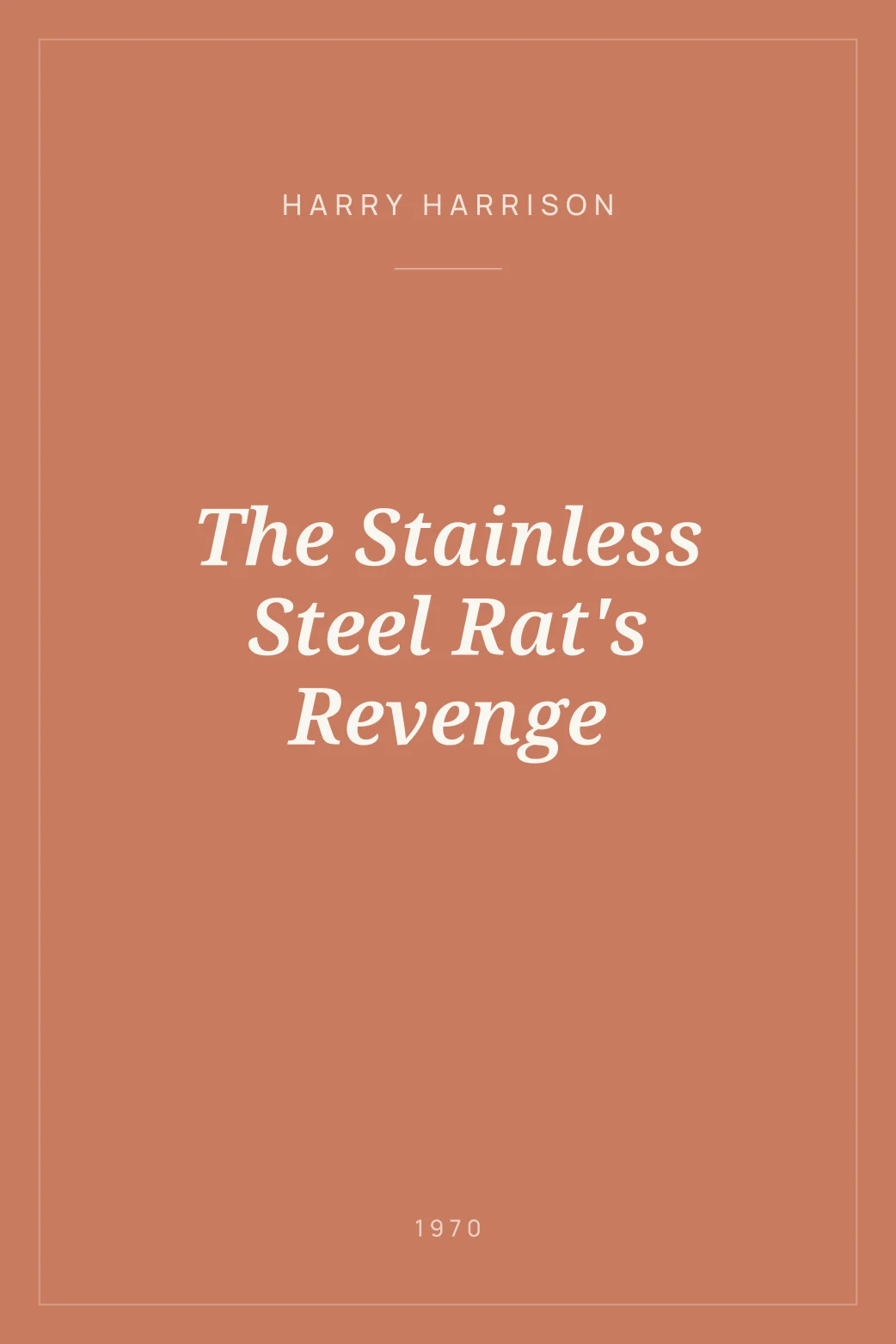 Portada de The Stainless Steel Rat's Revenge