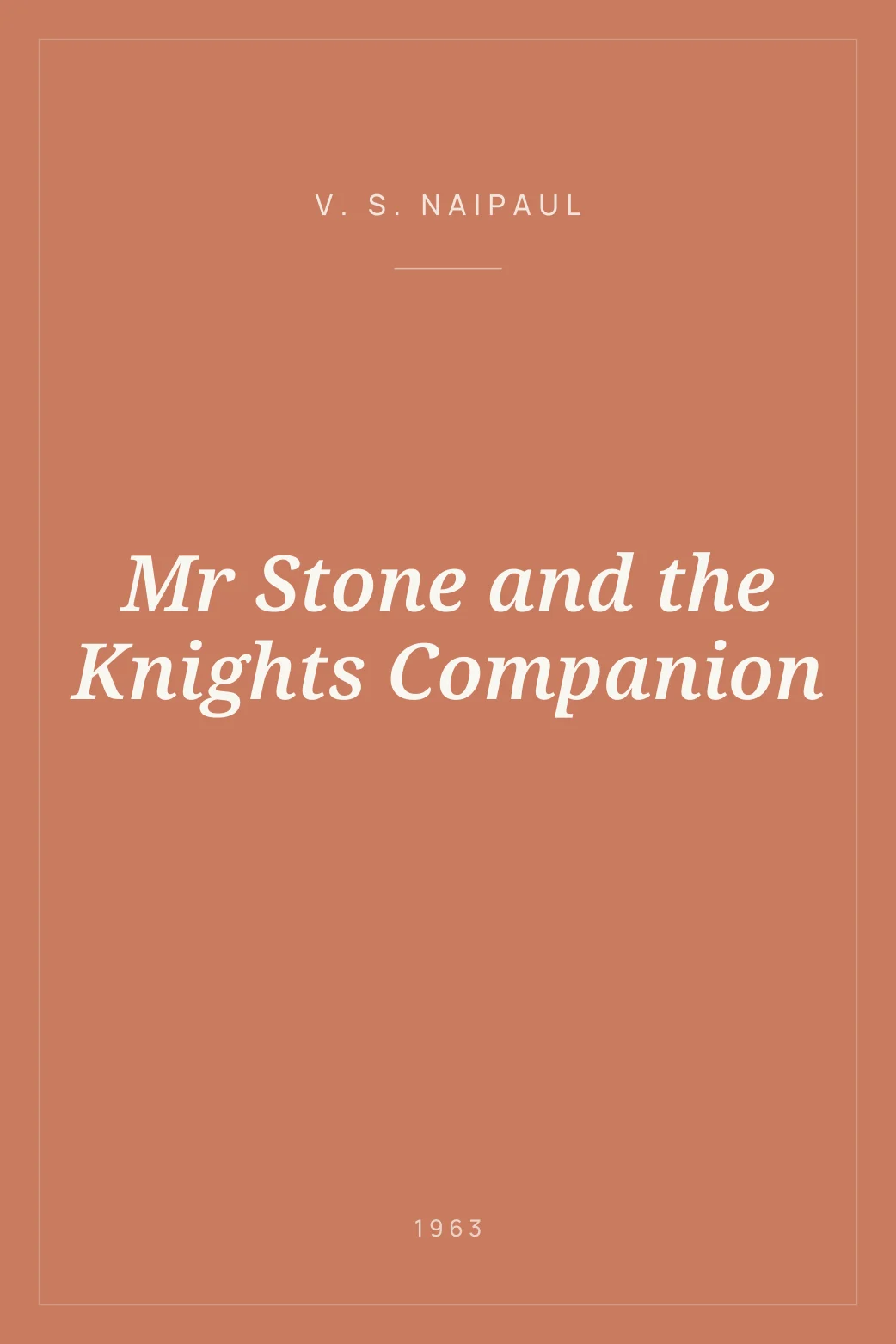 Portada de Mr Stone and the Knights Companion