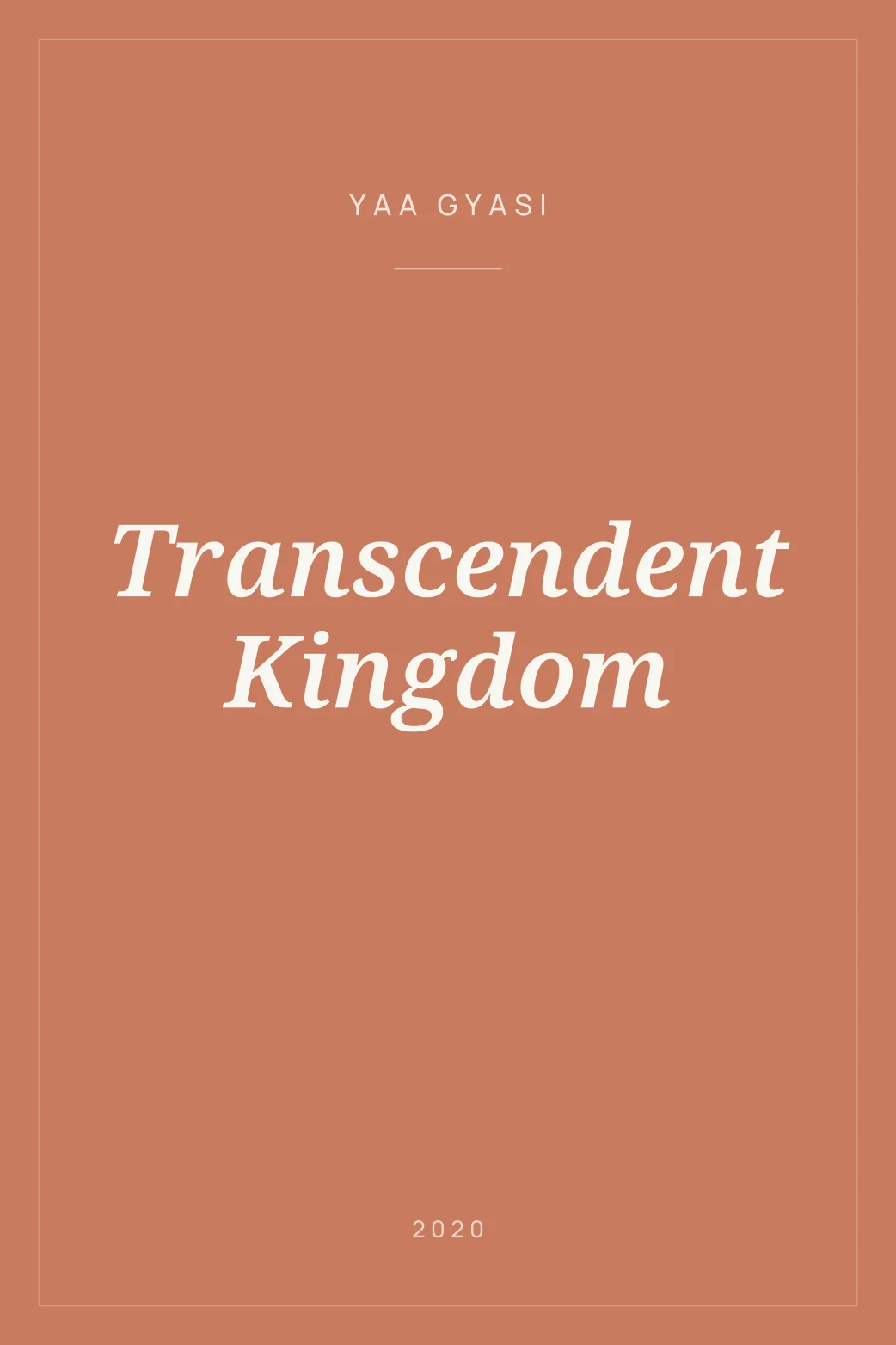 Portada de Transcendent Kingdom