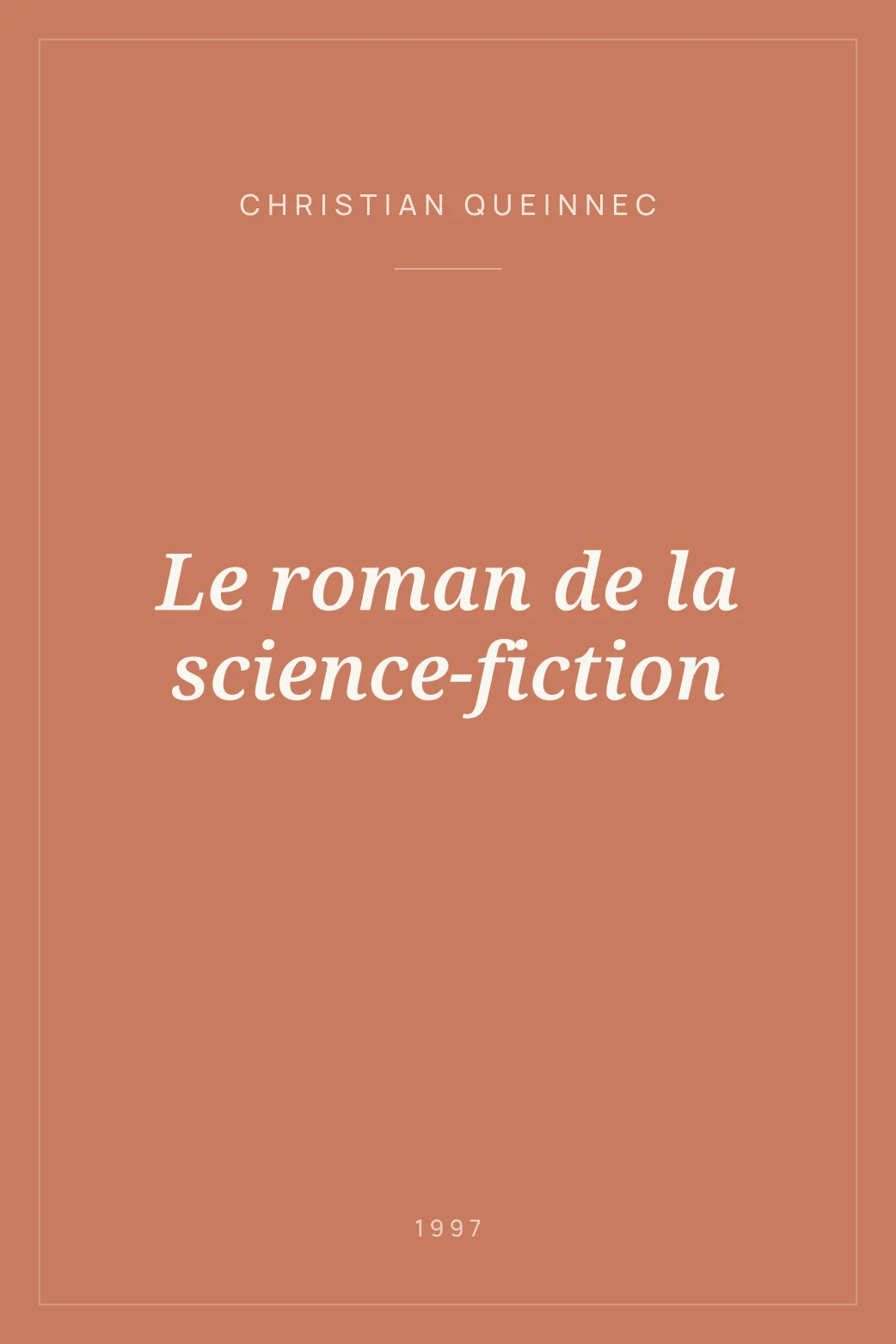 Portada de Le roman de la science-fiction