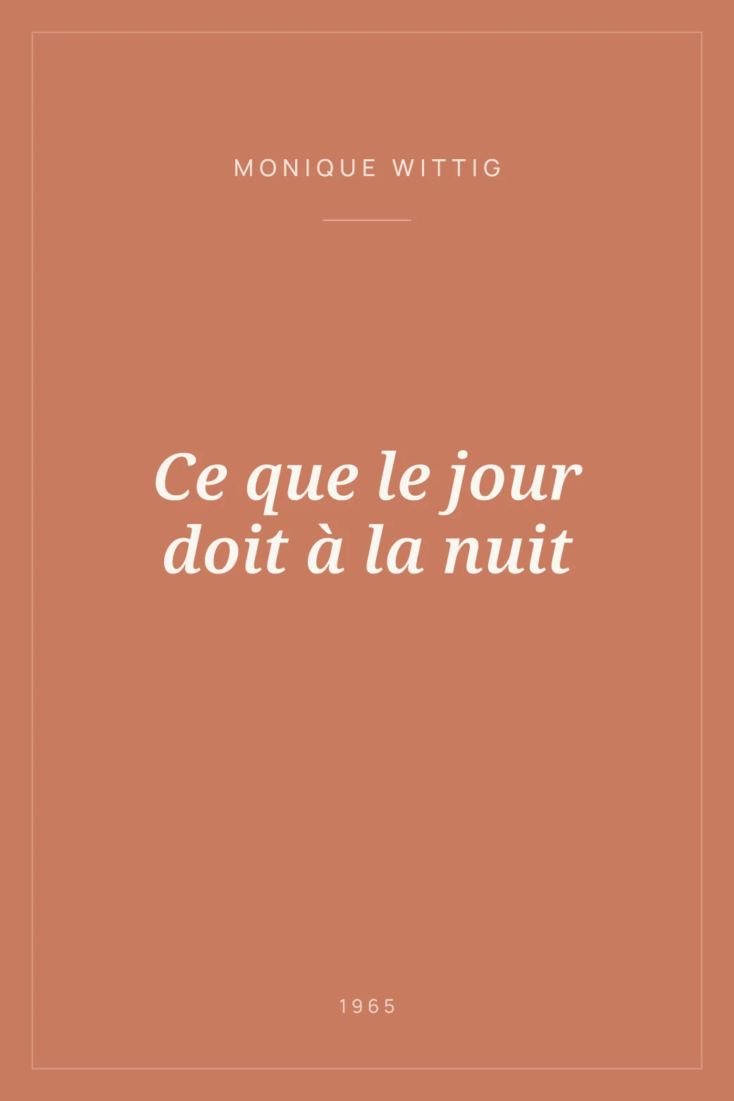 Portada de Ce que le jour doit à la nuit