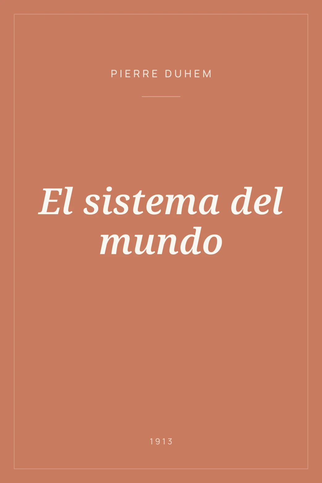 Portada de El sistema del mundo