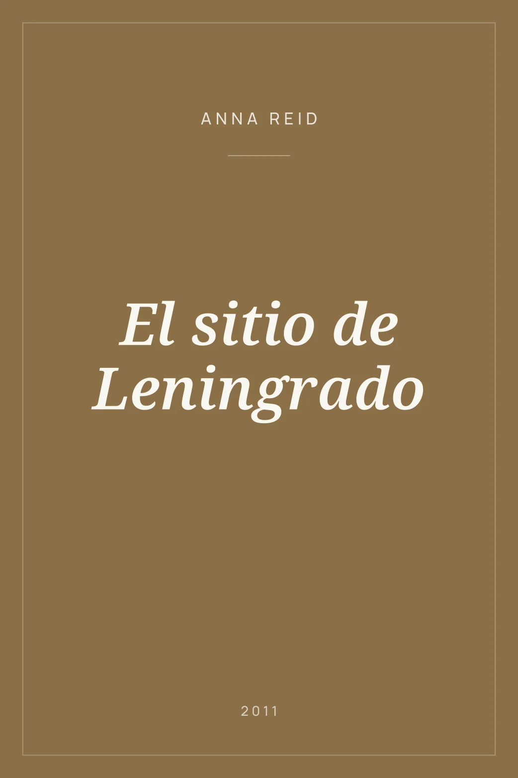 Portada de El sitio de Leningrado
