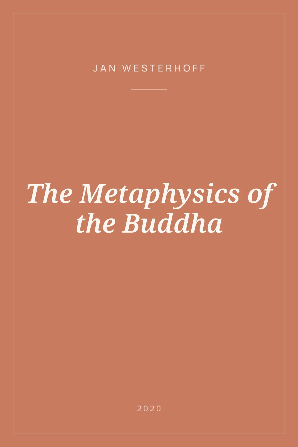 Portada de The Metaphysics of the Buddha