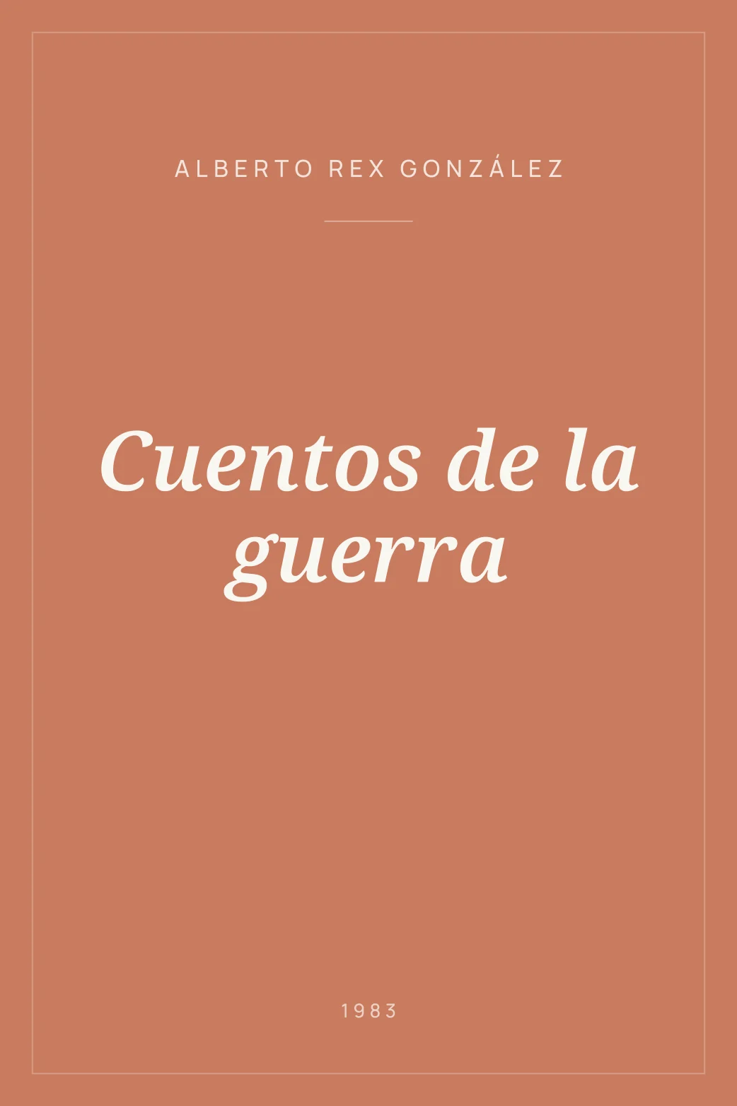 Portada de Cuentos de la guerra