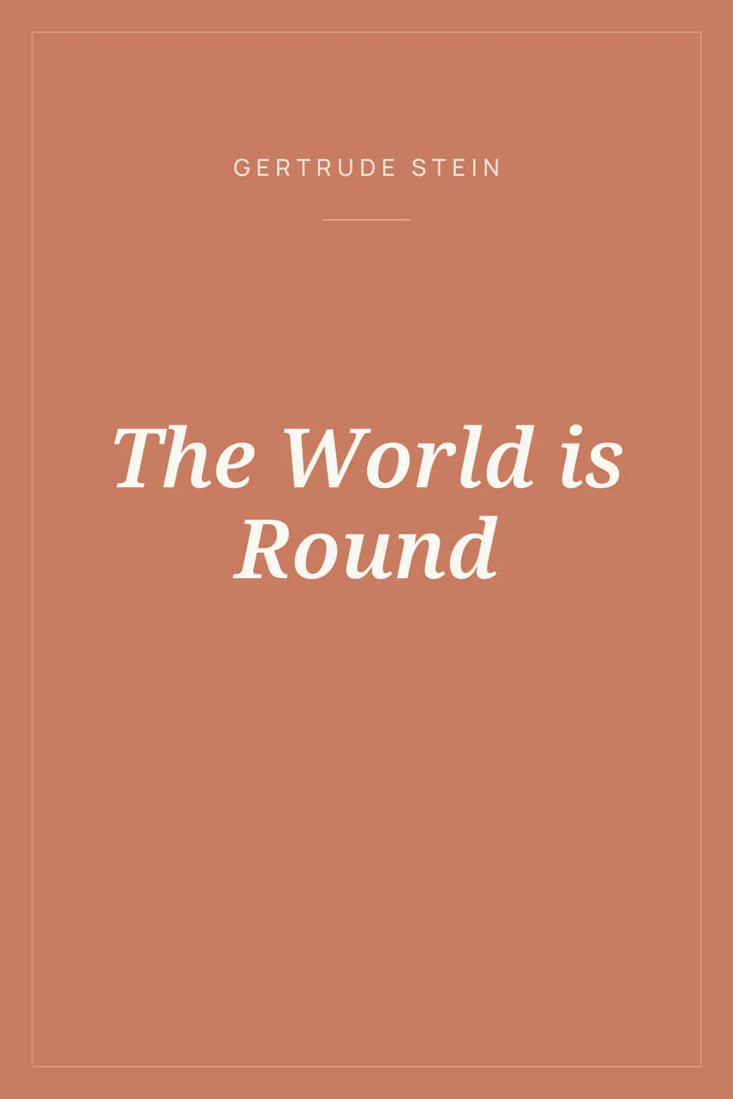Portada de The World is Round