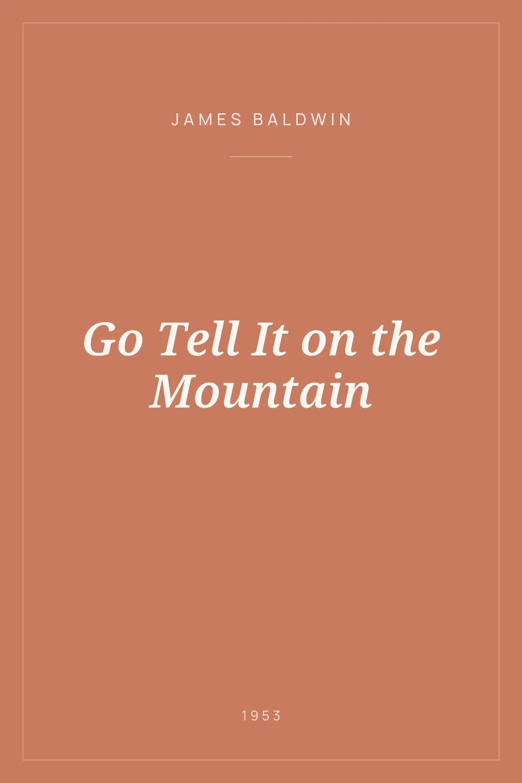 Portada de Go Tell It on the Mountain