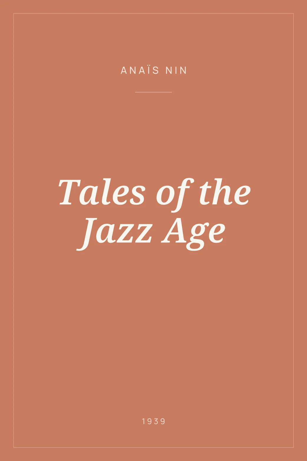 Portada de Tales of the Jazz Age