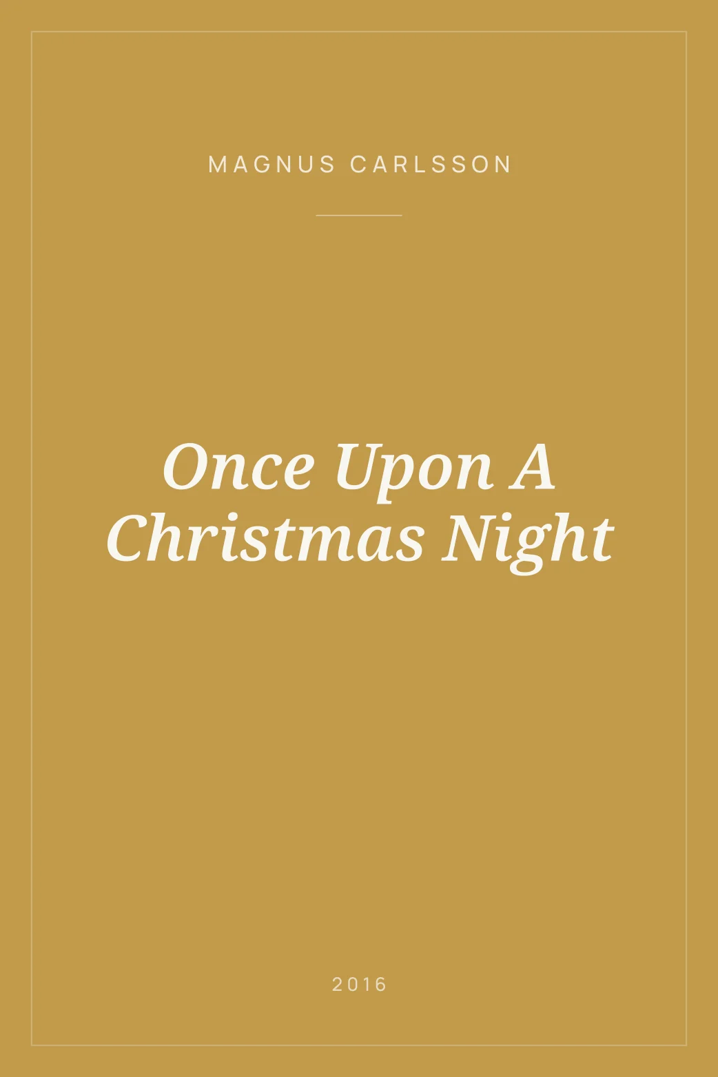 Portada de Once Upon A Christmas Night