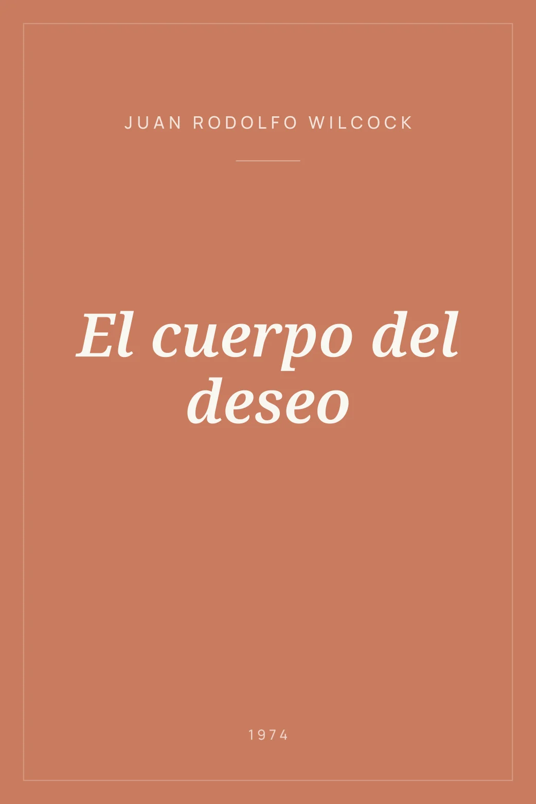 Portada de El cuerpo del deseo