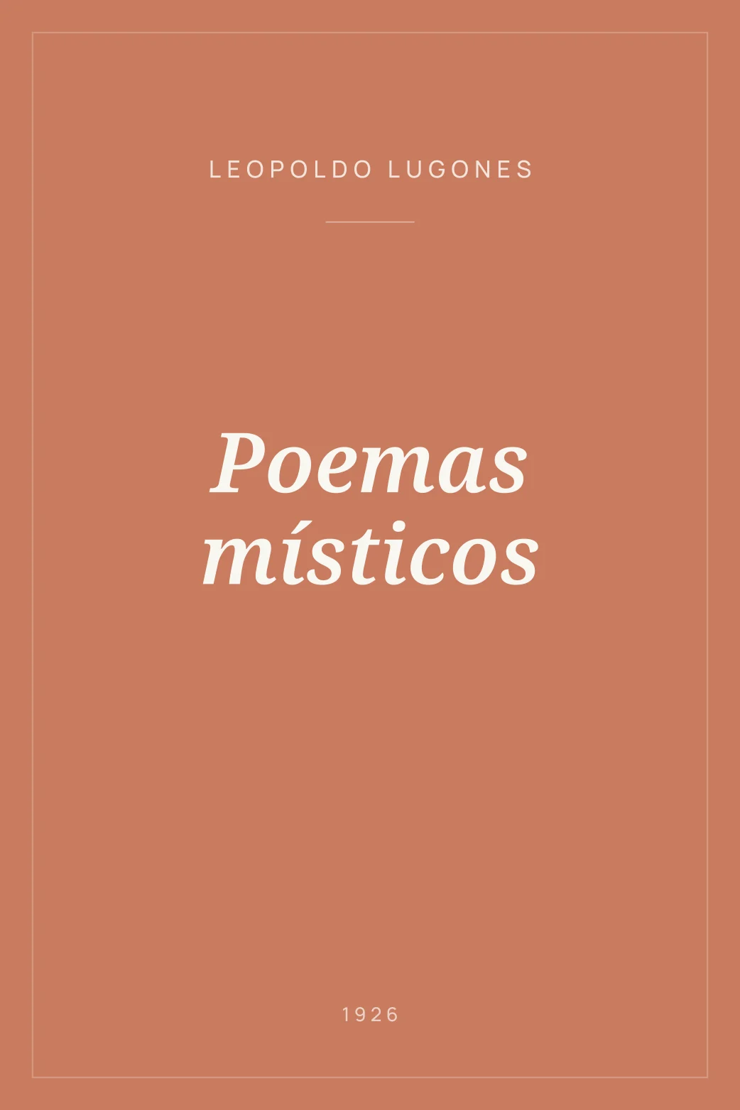 Portada de Poemas místicos