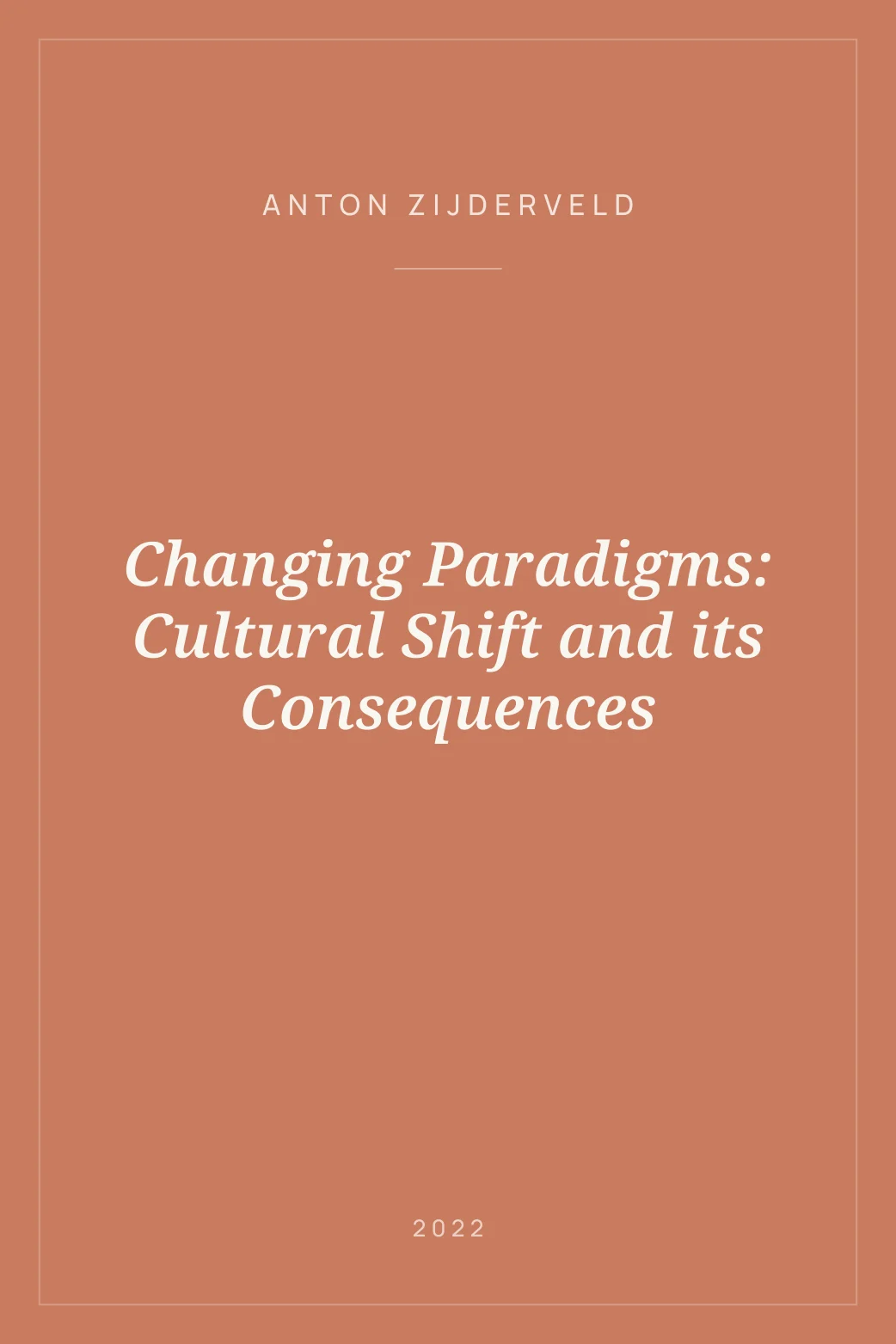 Portada de Changing Paradigms: Cultural Shift and its Consequences