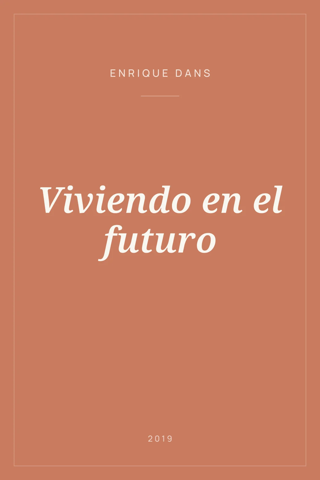 Portada de Viviendo en el futuro