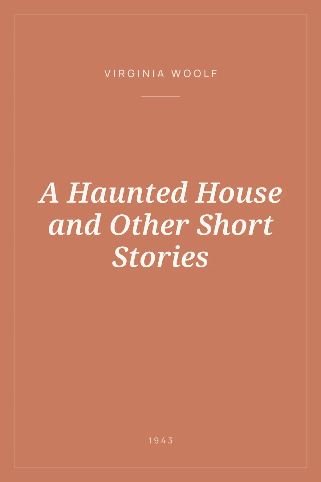 Portada de A Haunted House and Other Short Stories