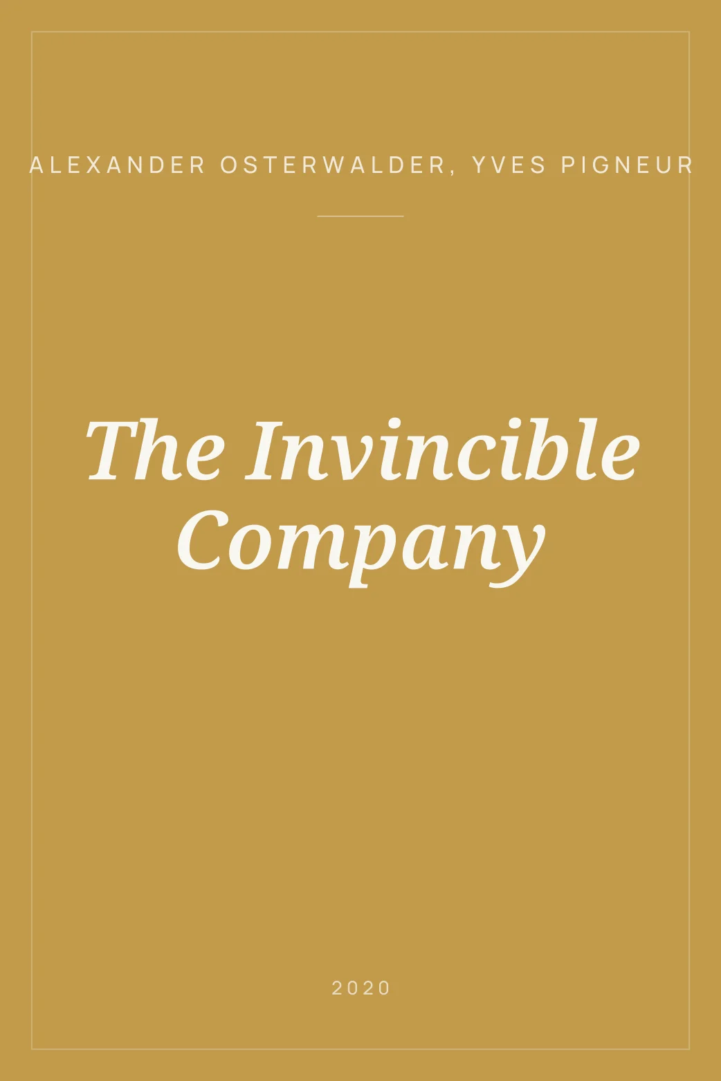 Portada de The Invincible Company