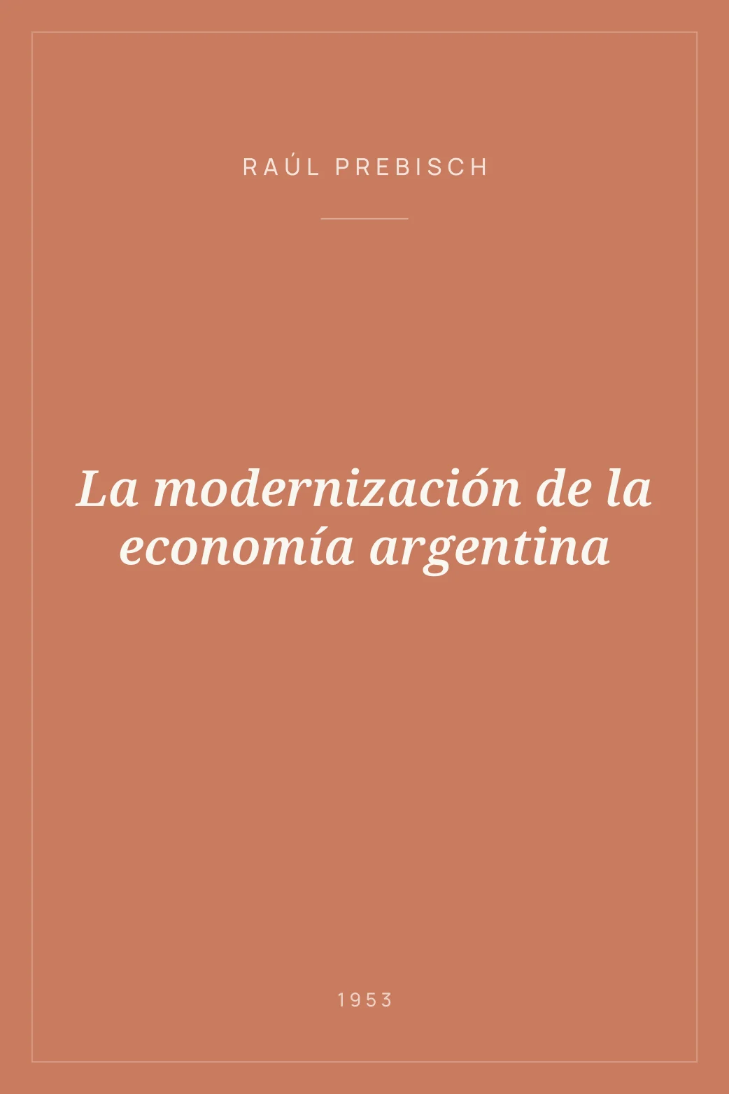 Portada de La modernización de la economía argentina