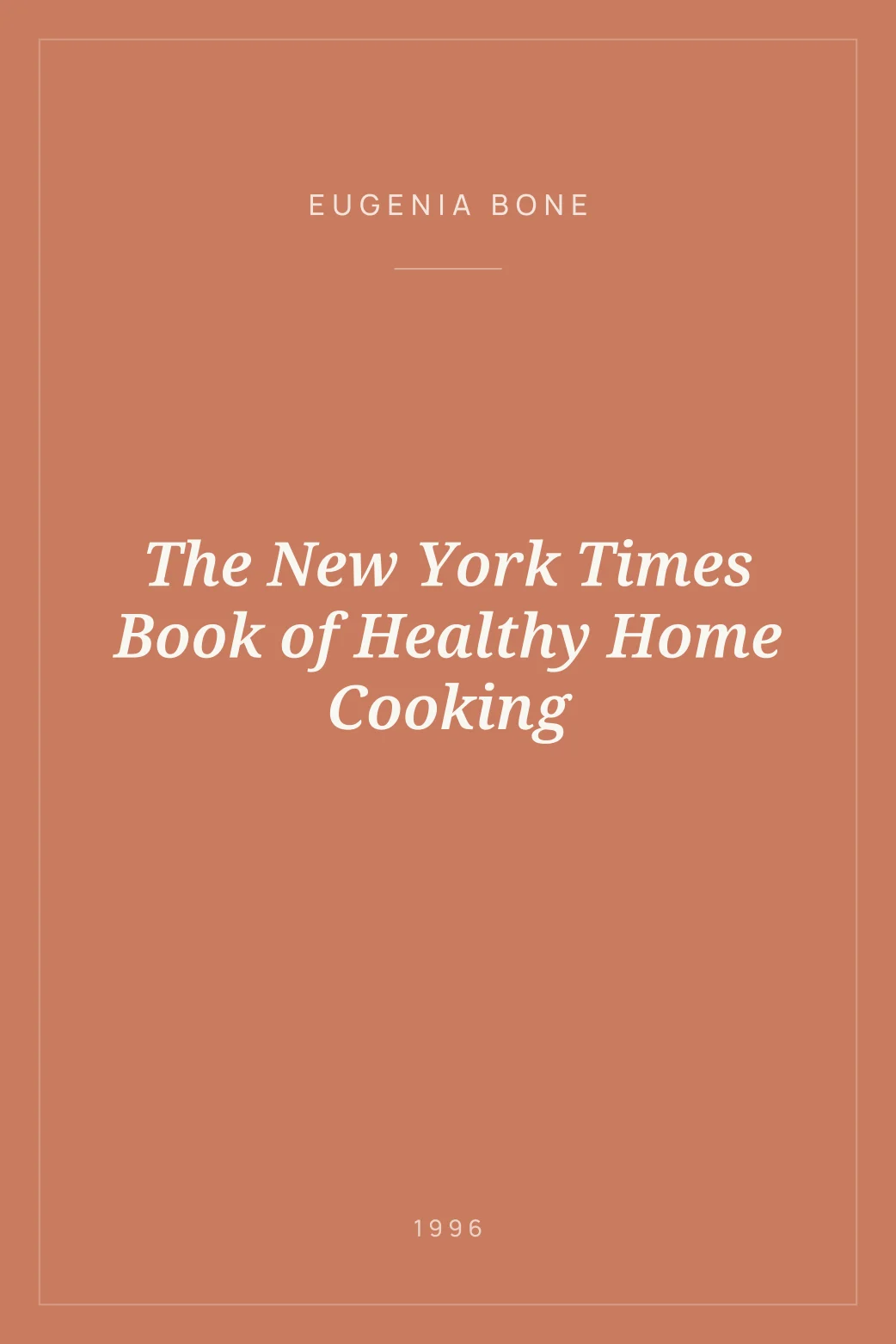 Portada de The New York Times Book of Healthy Home Cooking