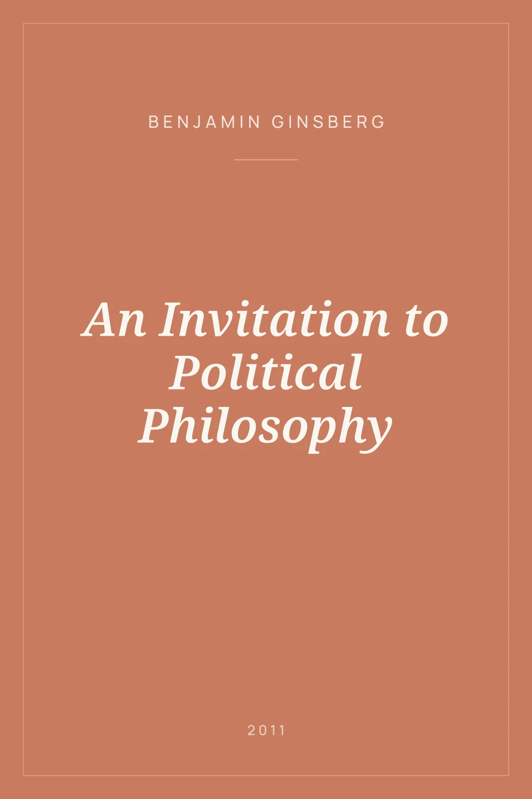 Portada de An Invitation to Political Philosophy
