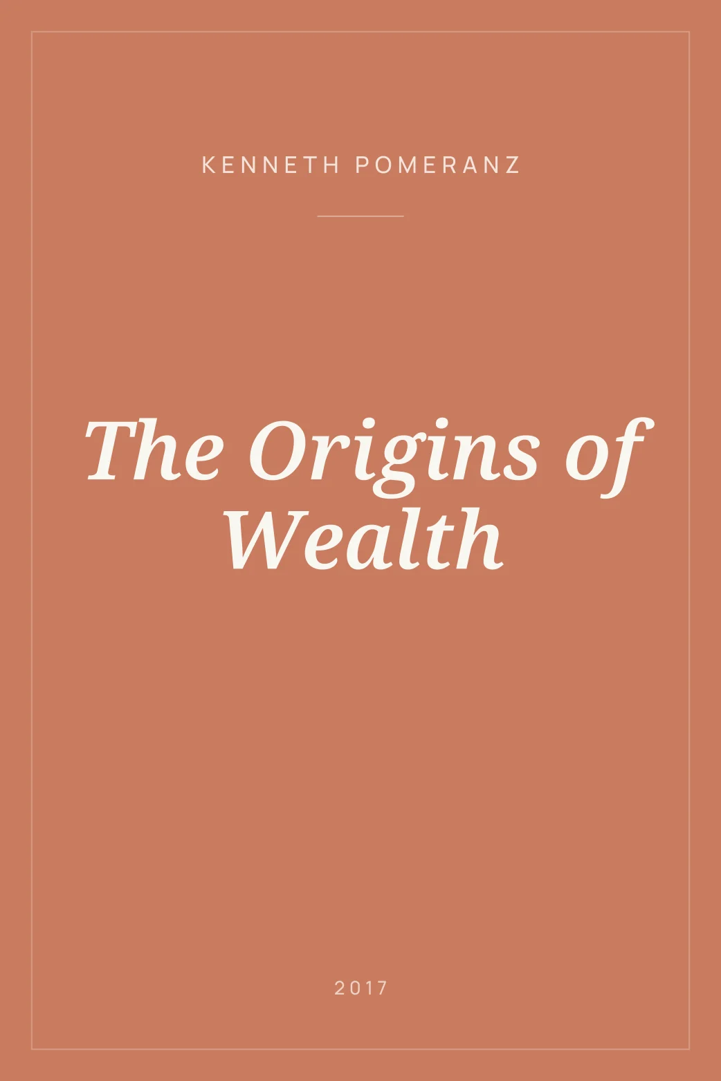Portada de The Origins of Wealth