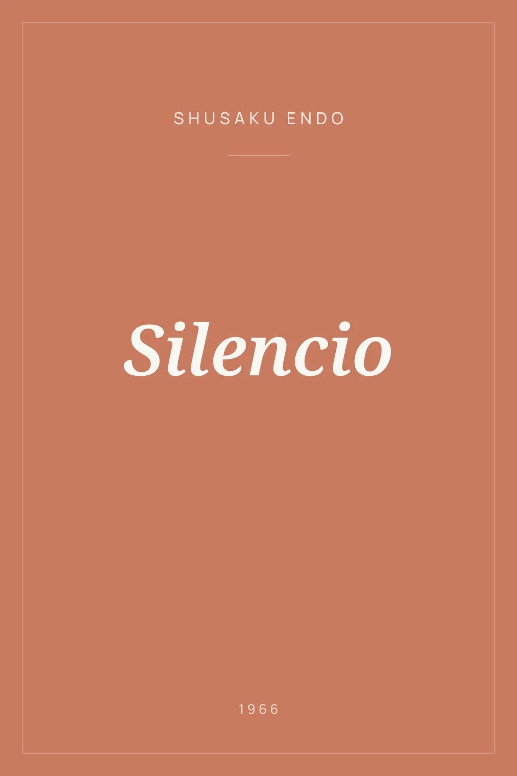 Portada de Silencio