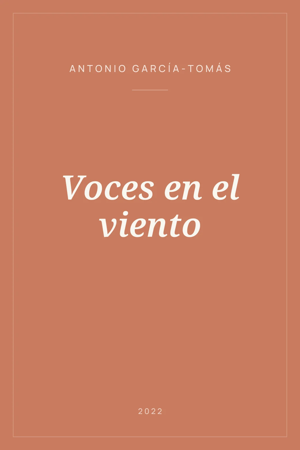Portada de Voces en el viento