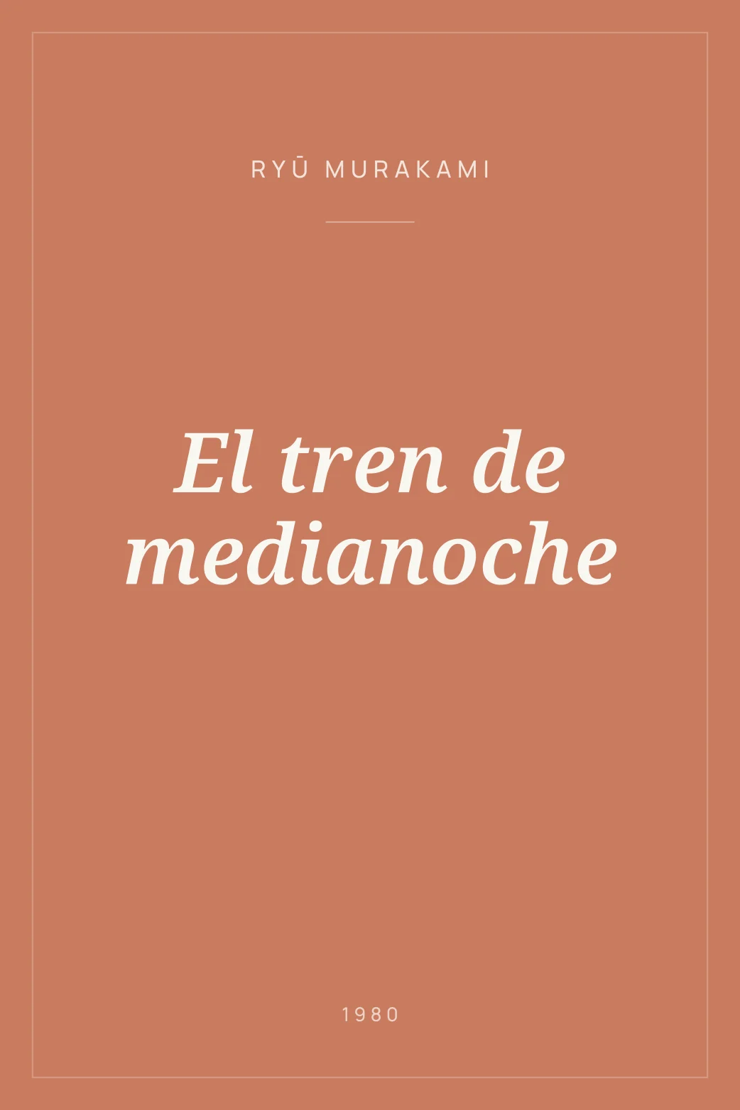 Portada de El tren de medianoche