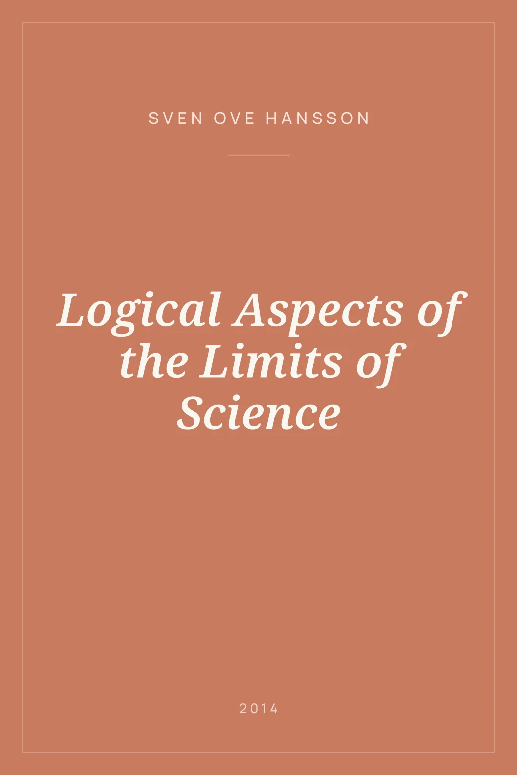 Portada de Logical Aspects of the Limits of Science