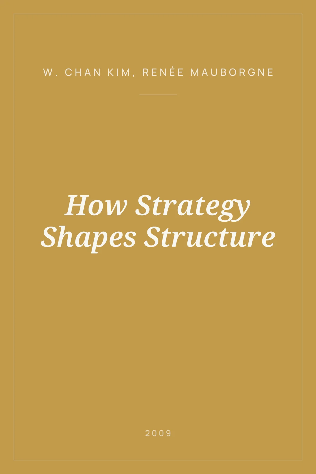 Portada de How Strategy Shapes Structure