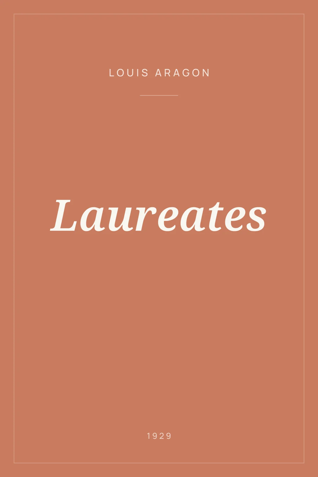 Portada de Laureates