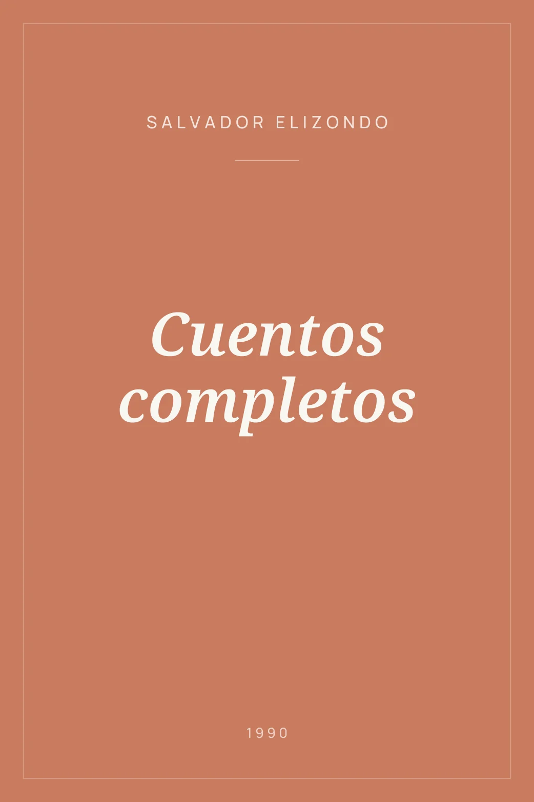 Portada de Cuentos completos