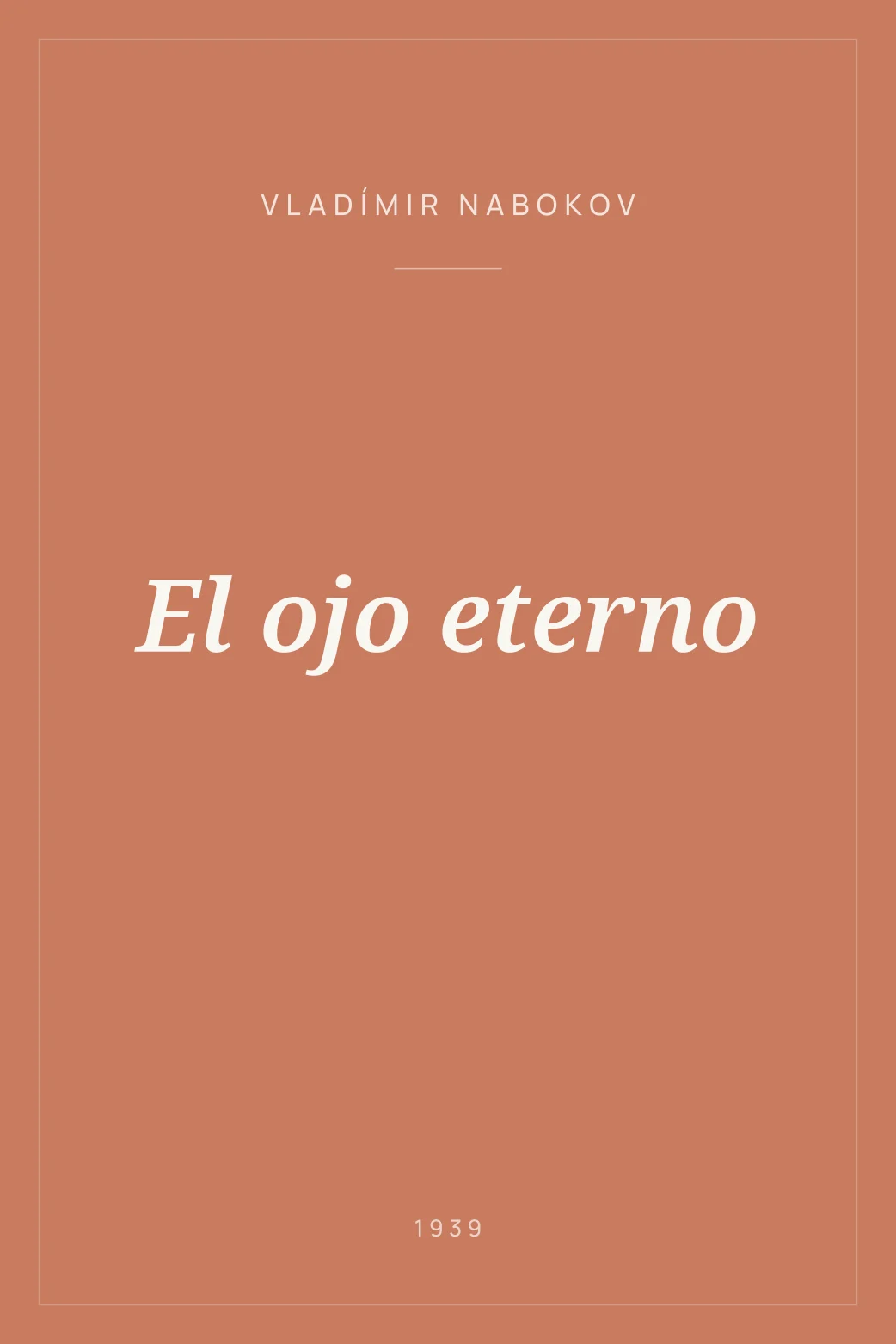 Portada de El ojo eterno