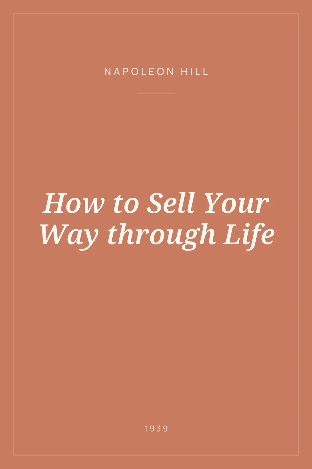 Portada de How to Sell Your Way through Life