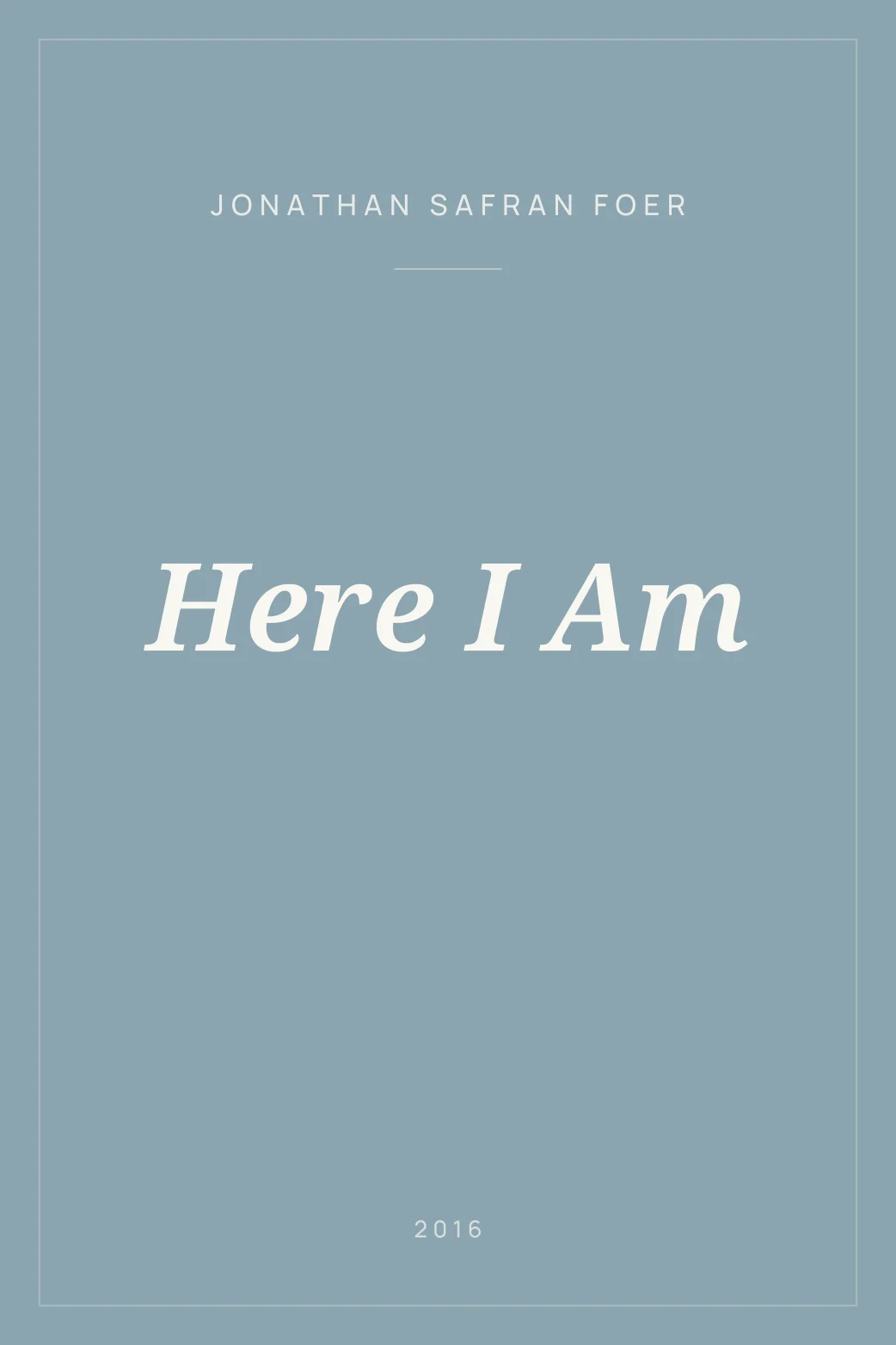 Portada de Here I Am