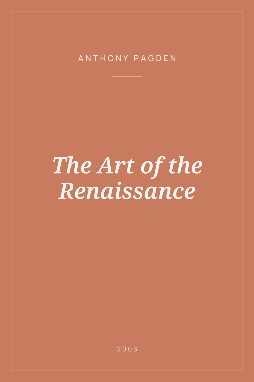 Portada de The Art of the Renaissance