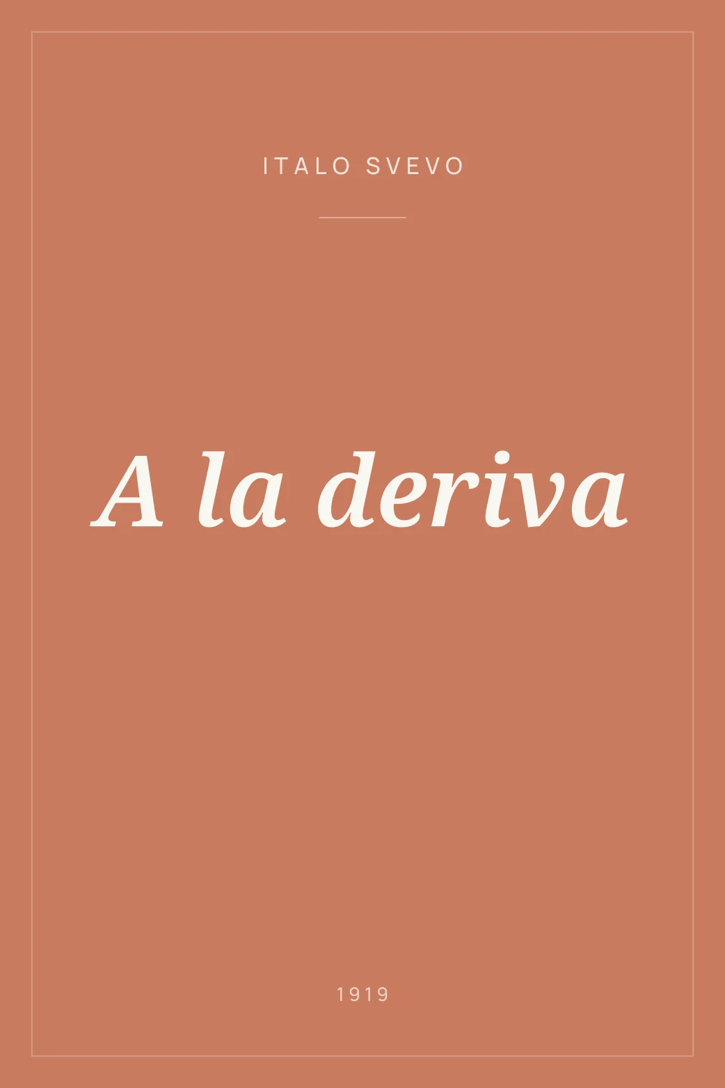 Portada de A la deriva