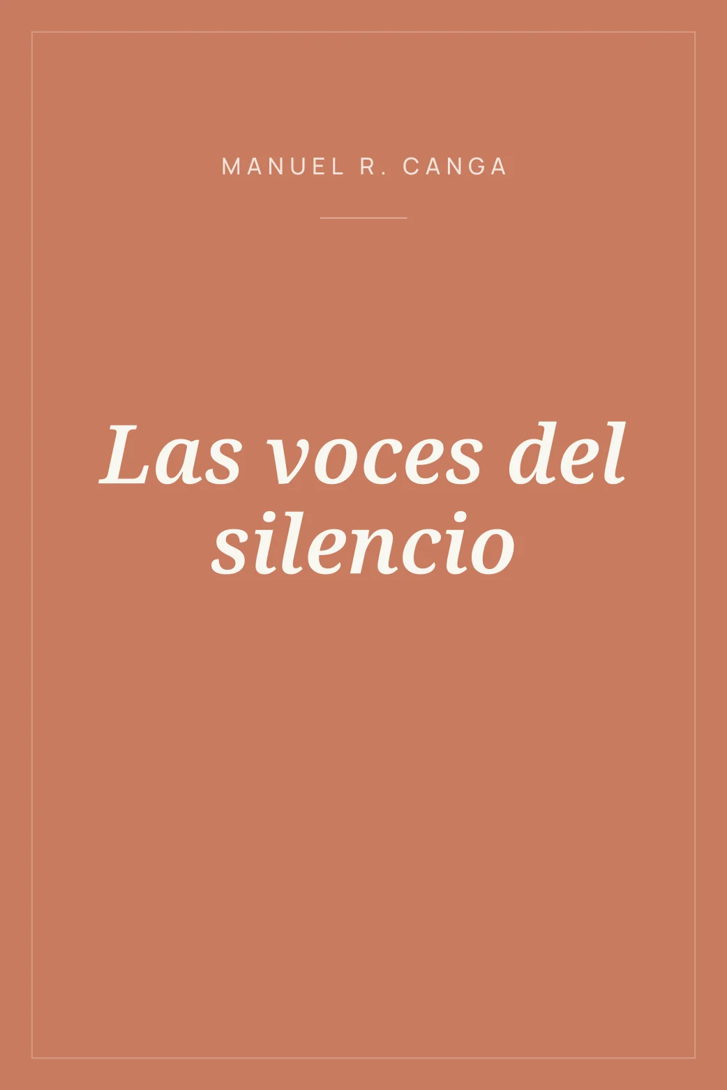 Portada de Las voces del silencio