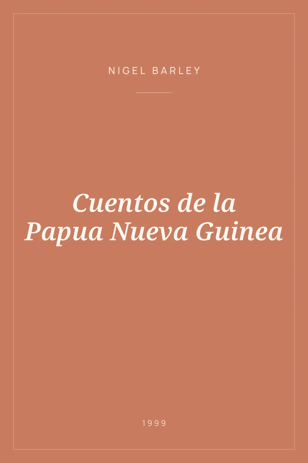 Portada de Cuentos de la Papua Nueva Guinea