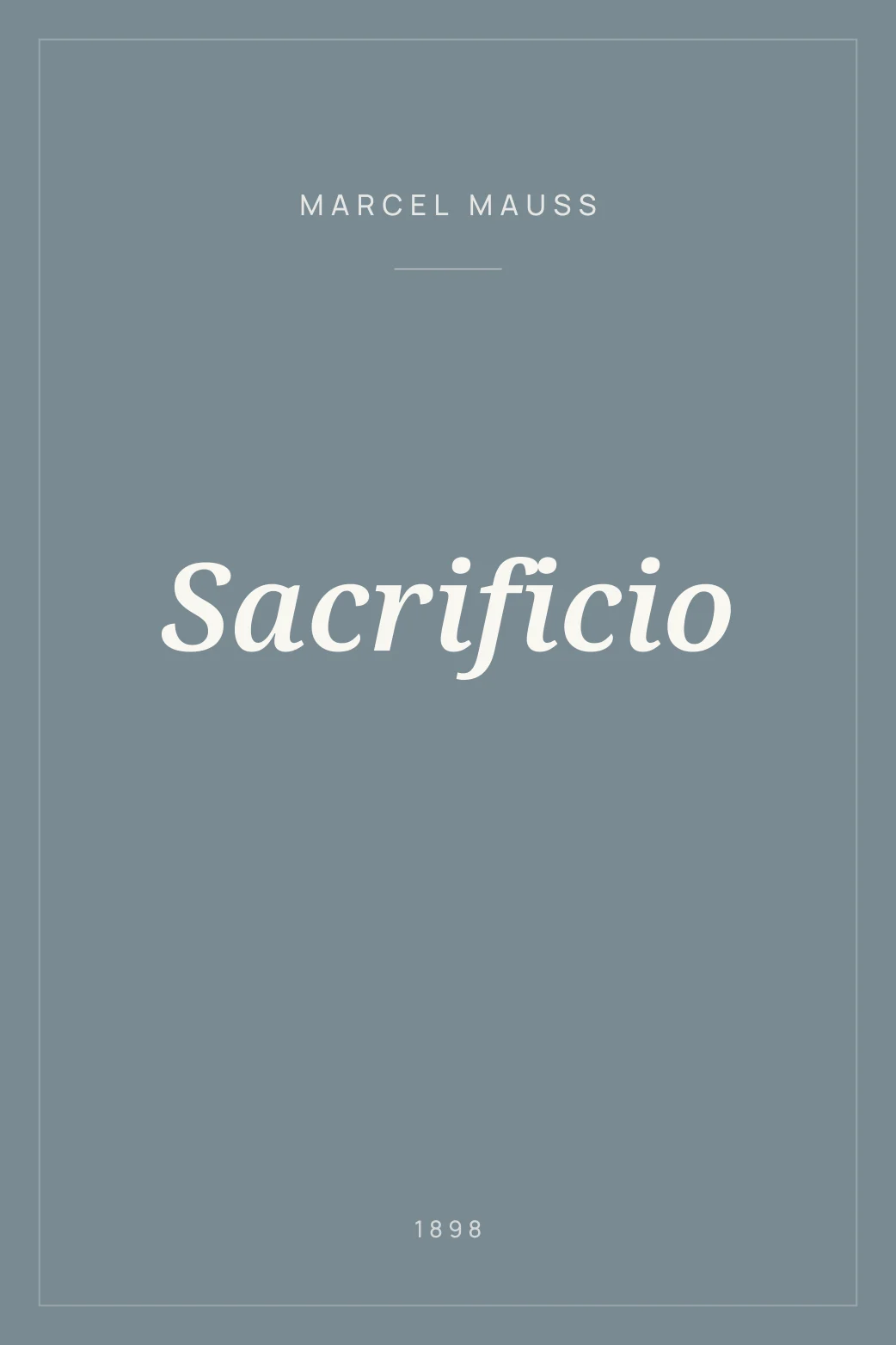 Portada de Sacrificio