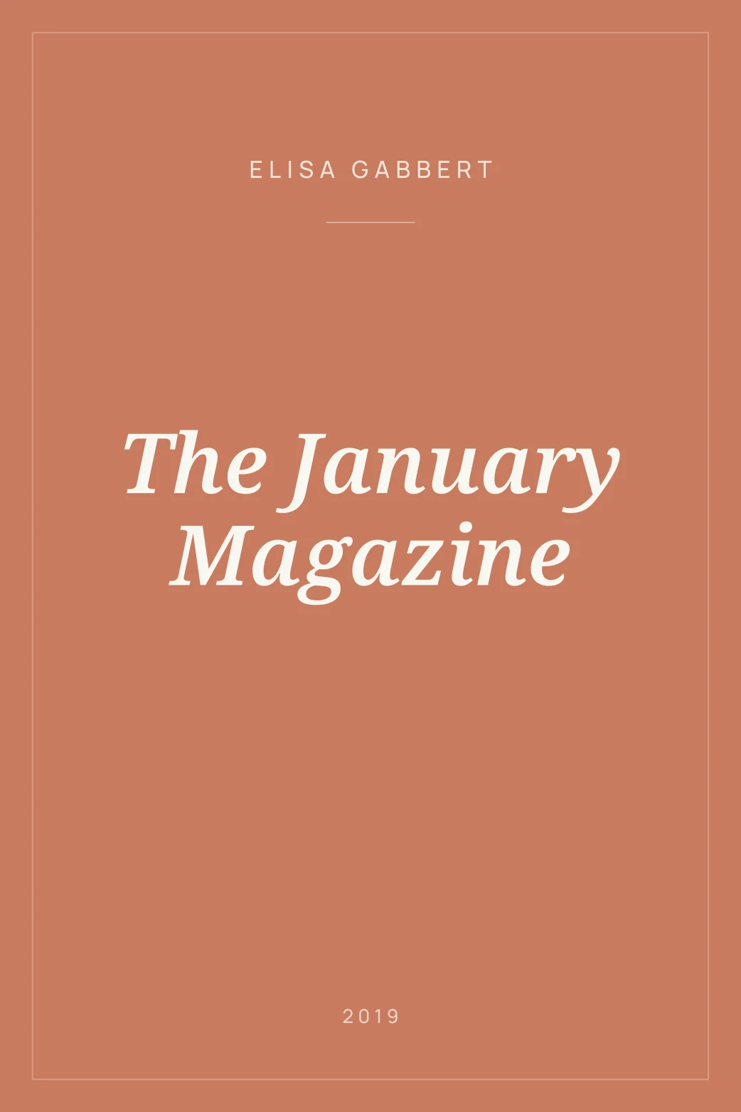 Portada de The January Magazine