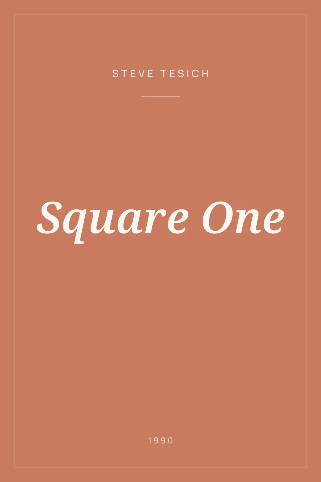 Portada de Square One
