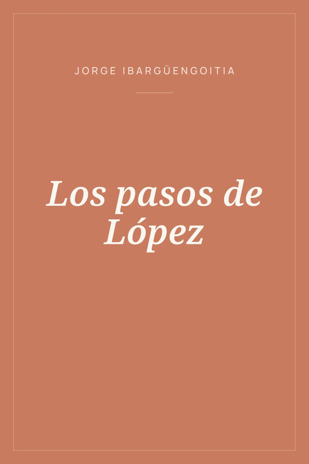 Portada de Los pasos de López