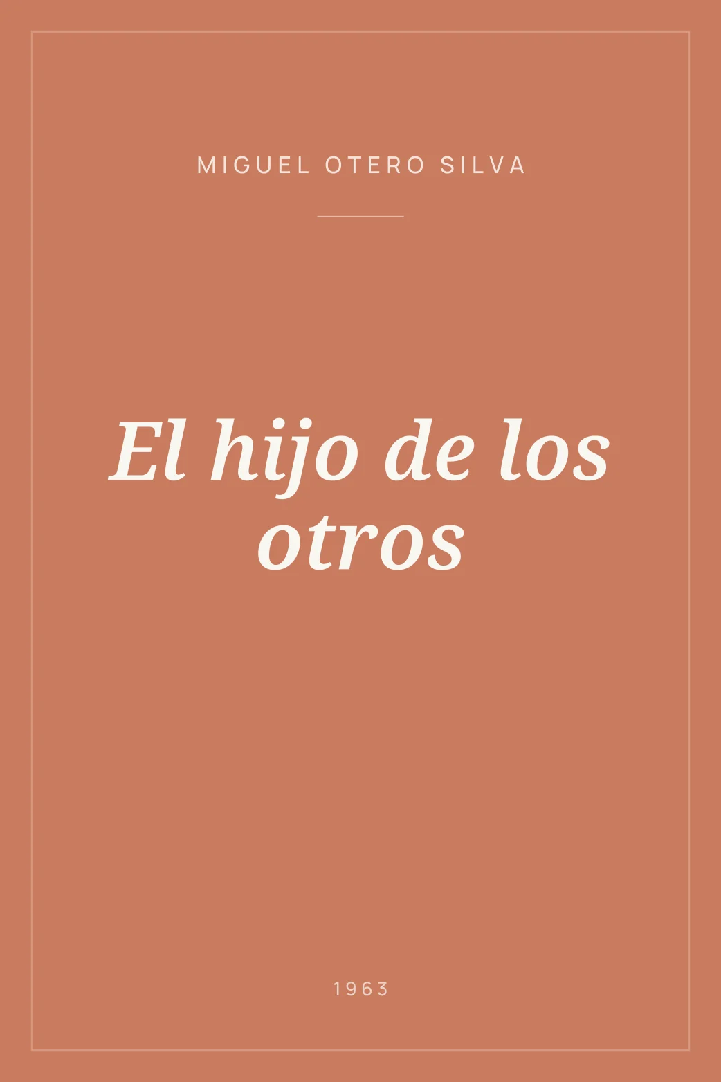 Portada de El hijo de los otros