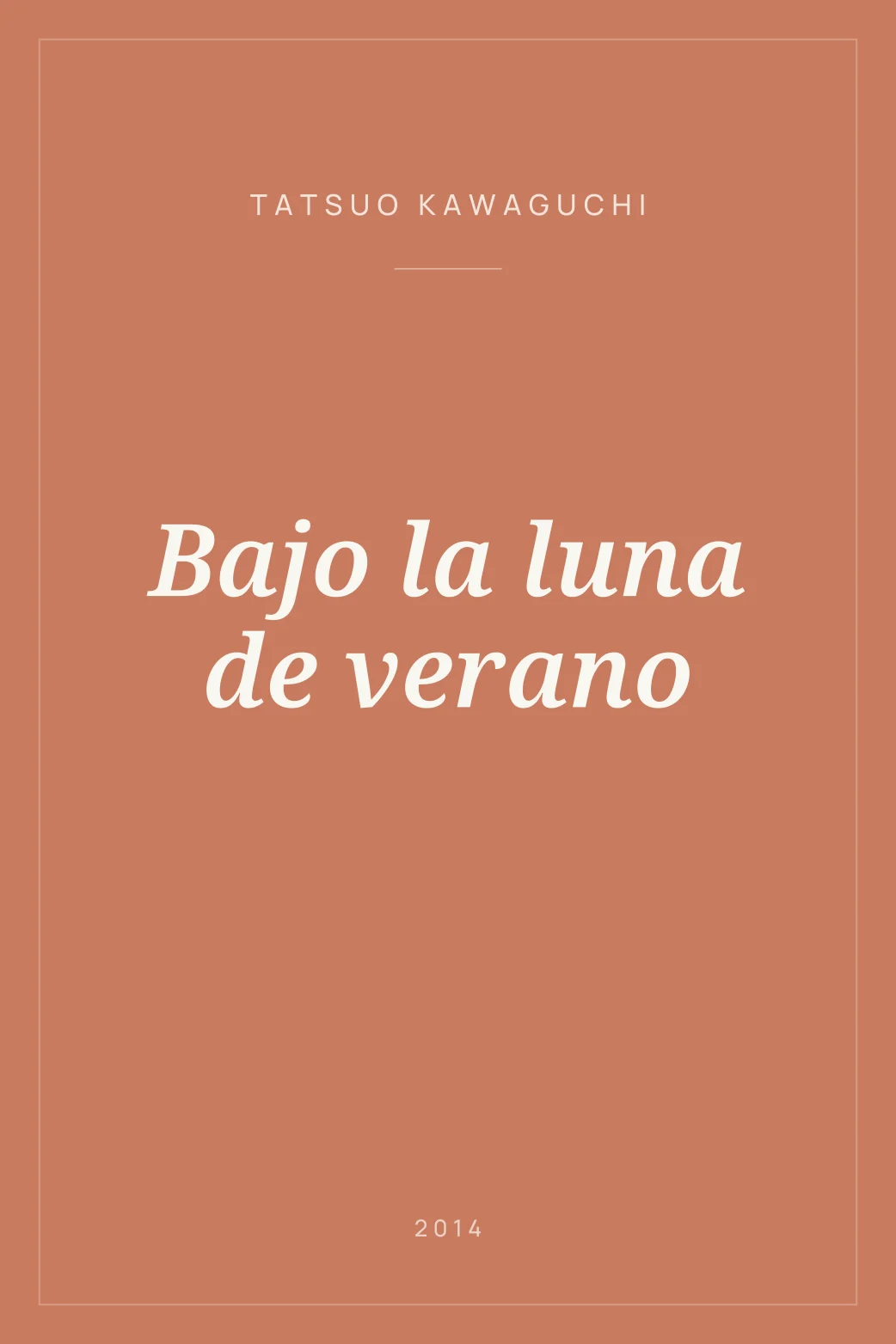 Portada de Bajo la luna de verano