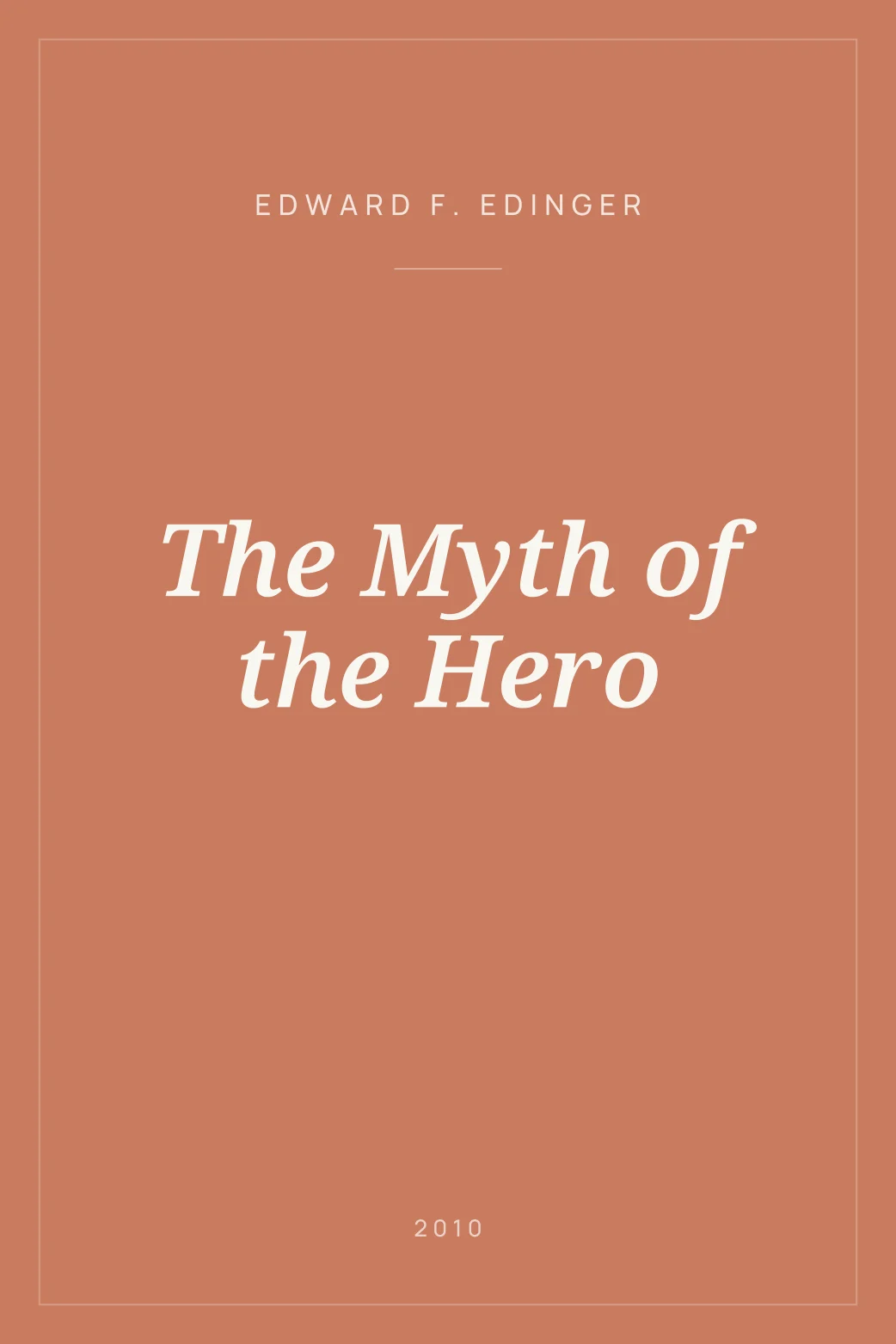 Portada de The Myth of the Hero