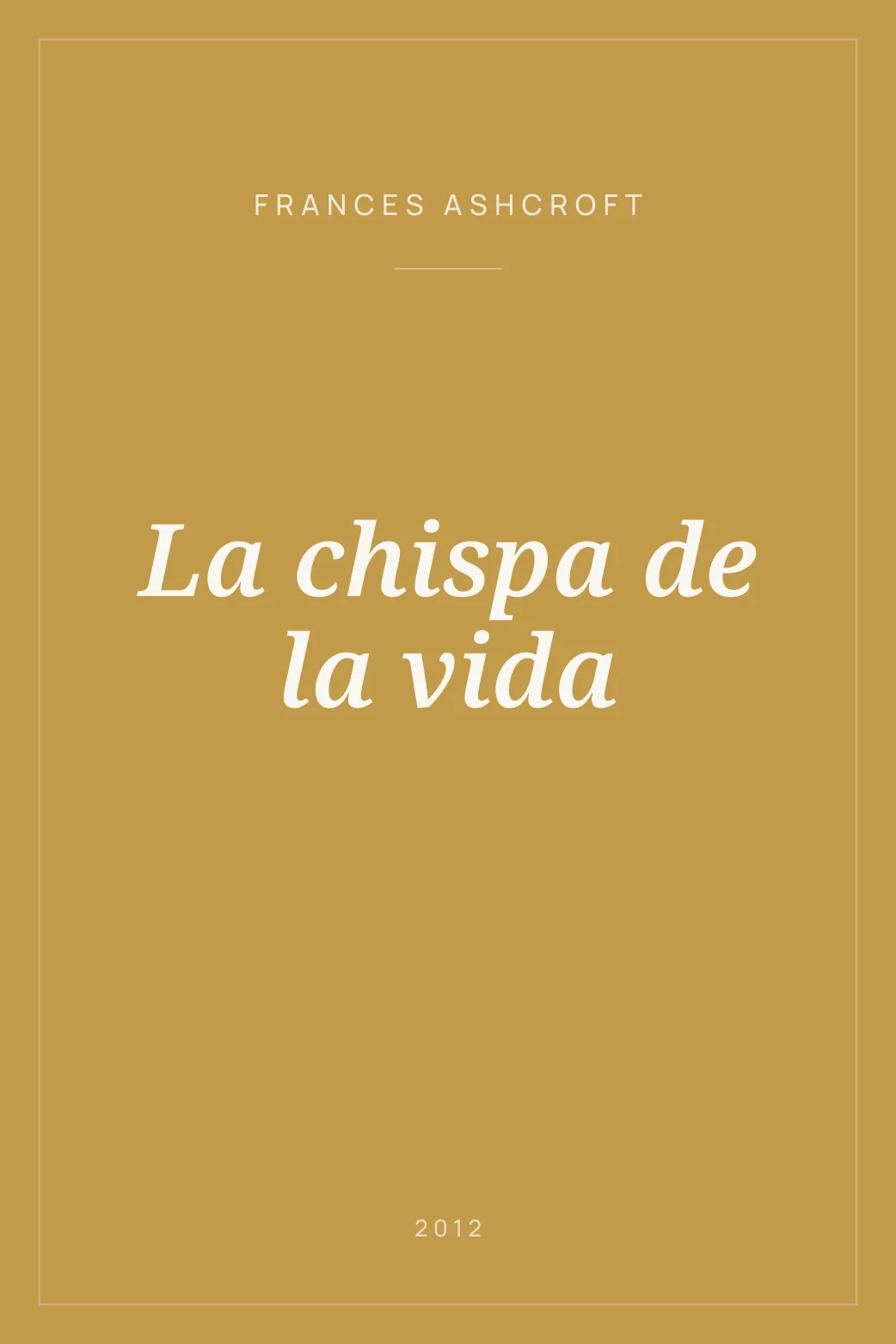 Portada de La chispa de la vida