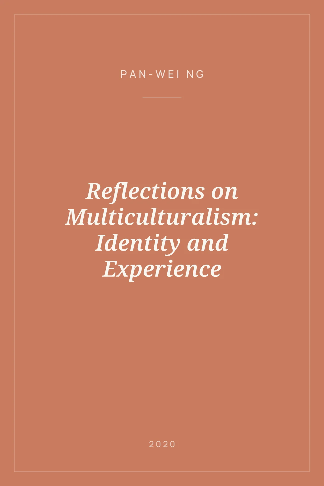 Portada de Reflections on Multiculturalism: Identity and Experience