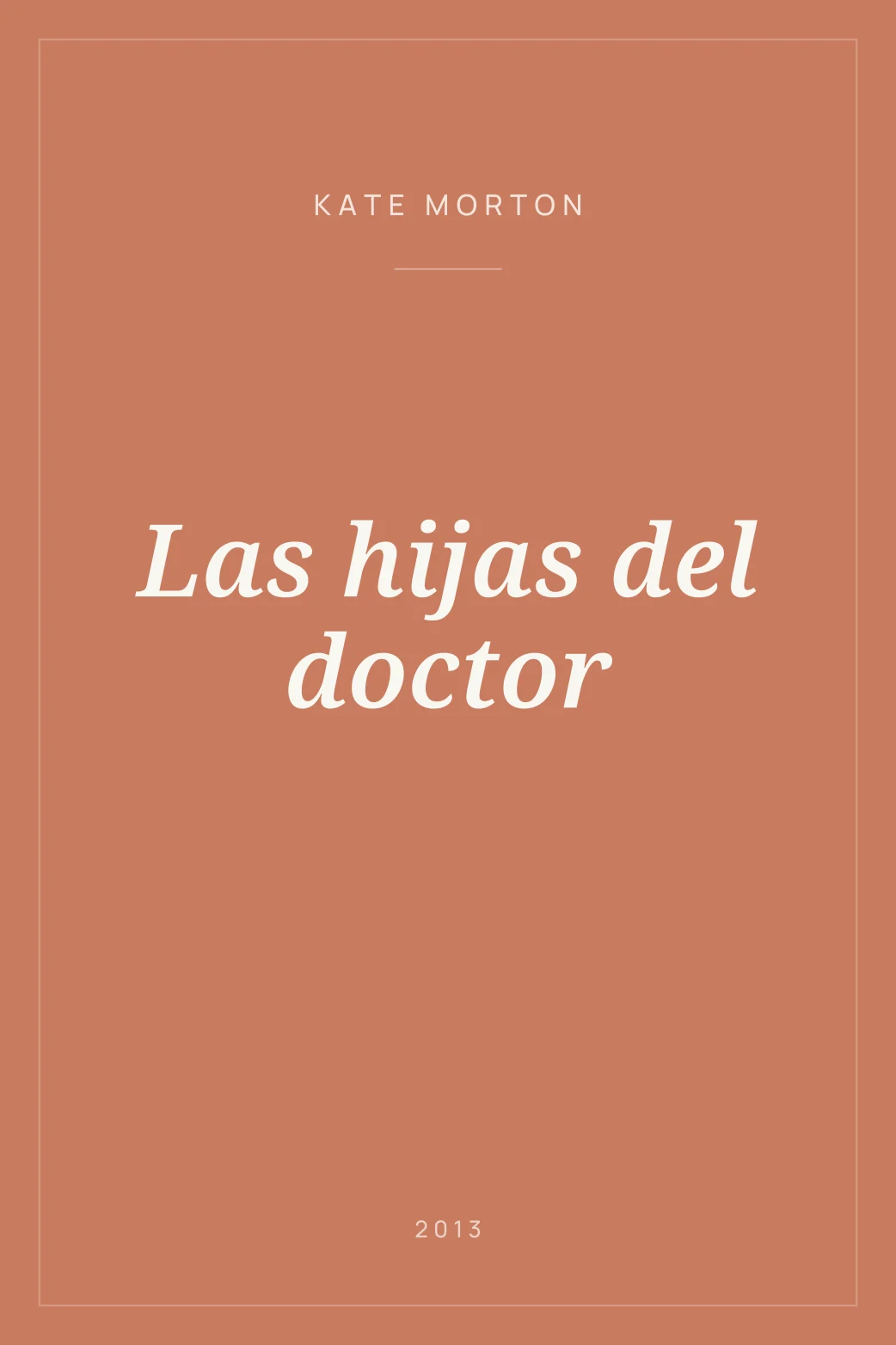 Portada de Las hijas del doctor