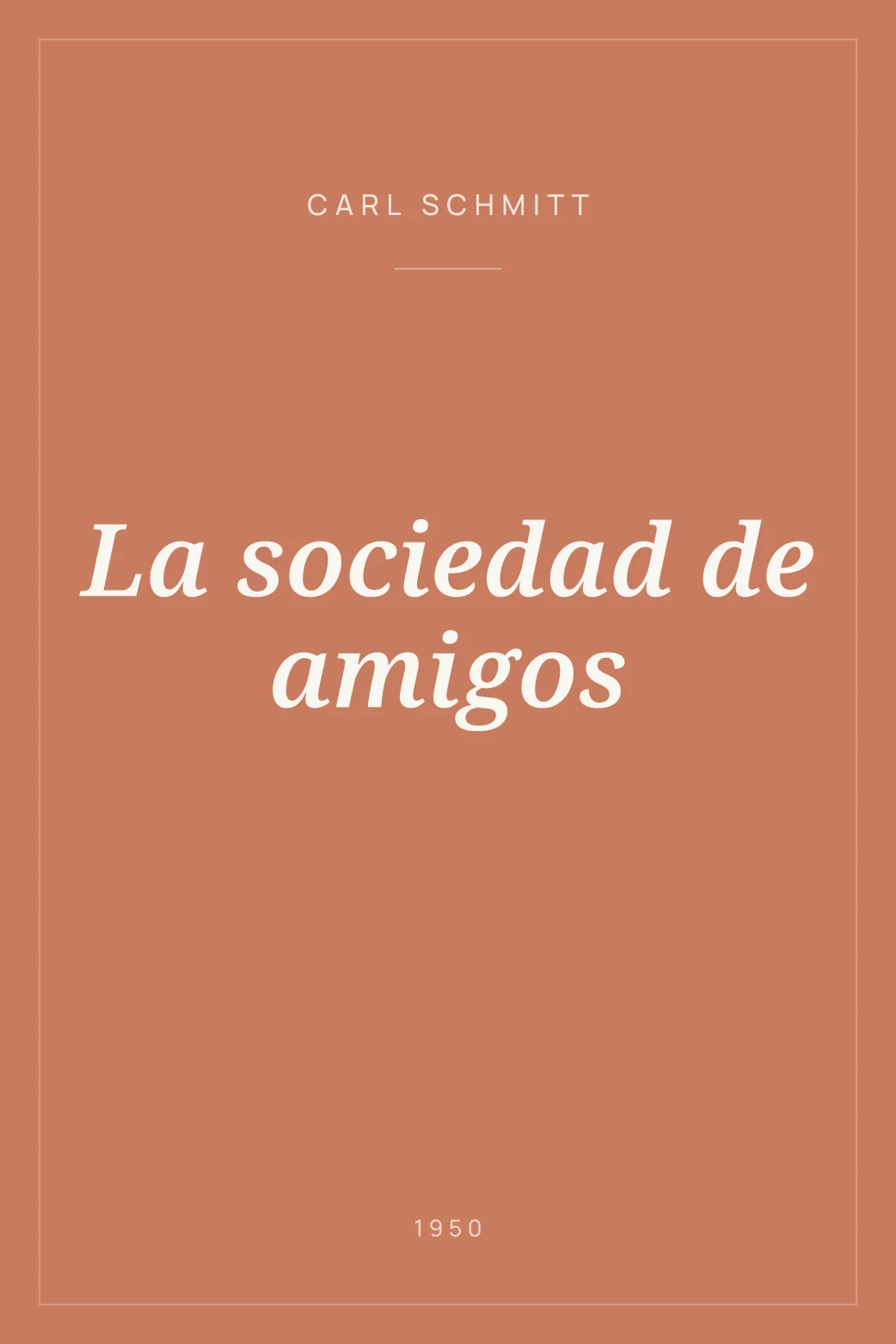 Portada de La sociedad de amigos